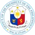 Seal of the office of the president of the philippines
